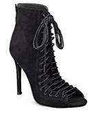Kendall + Kylie Ginny Lace Up Open Toe Booties