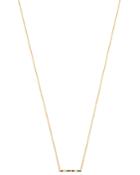 Zoe Lev 14k Yellow Gold Rainbow Gemstone Bar Necklace, 18
