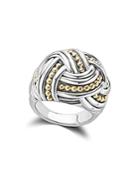 Lagos 18k Gold & Sterling Silver Torsade Large Round Ring