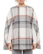 Ted Baker Fotina Oversize Checked Cape