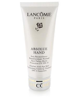 Lancome Absolue Hand Absolute Anti-age Spot Replenishing Unifying Treatment Spf 15 Sunscreen