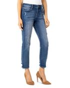Liverpool Los Angeles Cropped Straight Leg Jeans In Kennedy