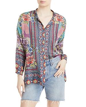 Johnny Was Ledona Janelle Printed Blouse