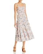 Saylor Althea Floral-print Tiered Dress