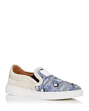 Mcm Women's Monogram Slip On Sneakers