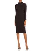 French Connection Jolie Textured Mock Neck Dress