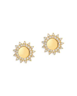 Bloomingdale's Diamond Disc Stud Earrings In 14k Yellow Gold, 0.25 Ct. T.w. - 100% Exclusive