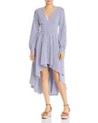 Aqua Striped High/low Dress - 100% Exclusive