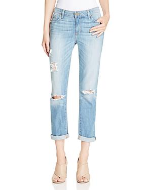 Paige Denim Jimmy Jimmy Crop Jeans In Annora Destructed