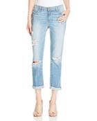Paige Denim Jimmy Jimmy Crop Jeans In Annora Destructed