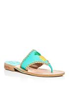 Jack Rogers Pineapple Thong Sandals