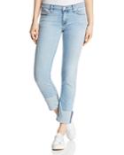 Hudson Tally Crop Deep-cuff Straight Jeans In Gemini