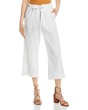 Single Thread Tie Front Crop Pants