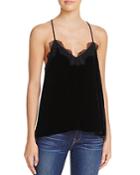 Cami Nyc The Racer Velvet Camisole Top