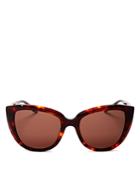 Moschino Cat Eye Sunglasses With Clip-on Earrings, 54mm