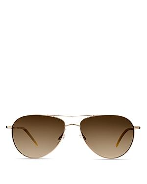 Oliver Peoples Unisex Benedict Aviator Sunglasses, 59mm