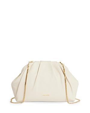 Ted Baker Gathered Leather Clutch