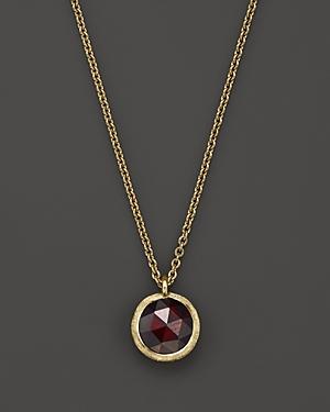 Marco Bicego 18k Gold & Garnet Delicati Pendant Necklace, 16.5