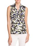 Anne Klein Triple Pleat Sleeveless Top - Compare At $39