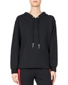 The Kooples Grommeted Lace-up Hoodie