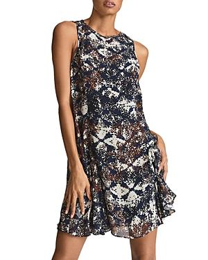 Reiss Mia Printed Two In One Sweater & Dress
