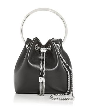 Jimmy Choo Bon Bon Ring Handle Bucket Bag