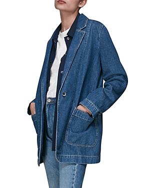 Whistles Denim Boyfriend Blazer