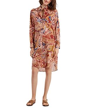 Gerard Darel Joe Printed Shirt Dress