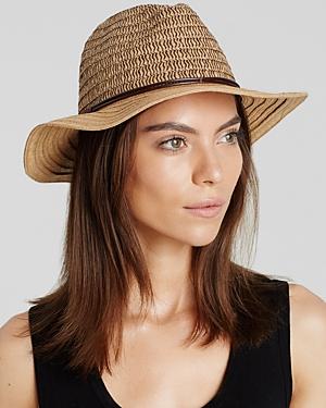August Accessories Desert Straw Floppy Fedora