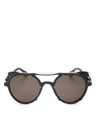 Givenchy 7038 Mirrored Round Sunglasses, 50mm
