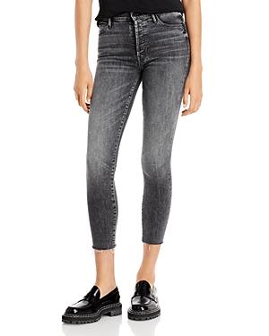Mother The Stunner Ankle Fray Jeans In Friday The 13th