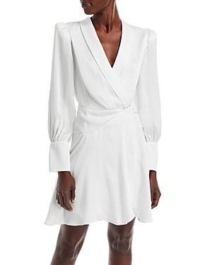 Bcbgmaxazria Faux Wrap Shirt Dress