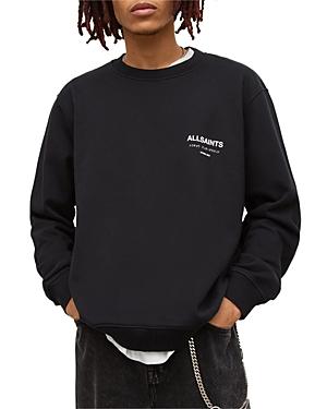 Allsaints Underground Organic Cotton Graphic Sweatshirt