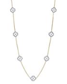 Gumuchian 18k White Gold & 18k Yellow Gold G Boutique Pave Diamond Kelly Motif Station Necklace, 34