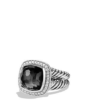David Yurman Albion Ring With Black Orchid And Diamonds