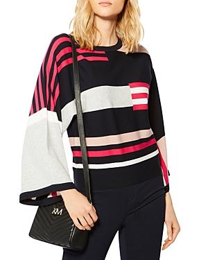 Karen Millen Striped Color-block Sweater