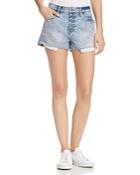 Pistola Winston Embroidered Denim Shorts In Ivy - 100% Exclusive