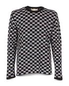 Marni Degrade Checkerboard Crew Sweater