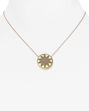 House Of Harlow 1960 Mini Sunburst Pendant Necklace, 16