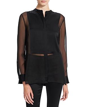 Theory Sheer Blouse