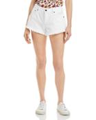 Pistola Gigi Cut Off Denim Shorts In White