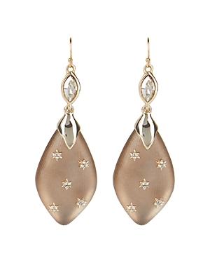 Alexis Bittar Crystal & Lucite Drop Earrings