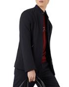 Armani Regular Fit Zip Up Blazer