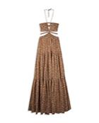 Jonathan Simkhai Laurel Palm Leaf Cover Up Dress