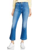 Frame Le Bardot Crop Flare Jeans In Madera Prim