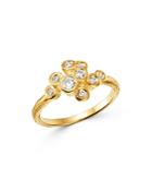 Bloomingdale's Diamond Small Scatter Statement Ring In 14k Yellow Gold, 0.3 Ct. T.w. - 100% Exclusive