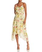 Parker Vanna Floral-print Silk Midi Dress