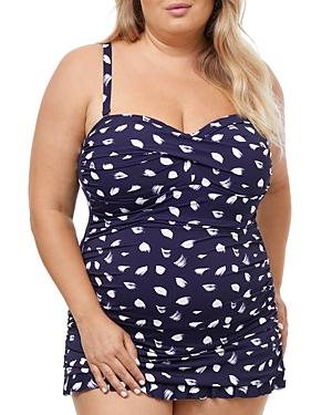 Profile By Gottex Tummy Control Printed Swimsuit