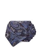 Zegna Large Paisley Jacquard Silk Classic Tie