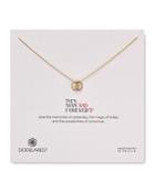 Dogeared Then Now Forever Necklace, 18